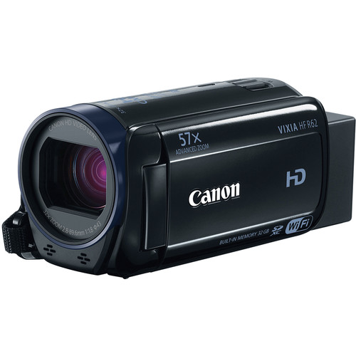 Camcorder Canon VIXIA HF R62 Full HD com Memória Interna de